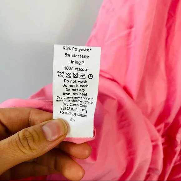 House of CB Elia Pink Romantic Midi Dress Size Small - Picture 4 of 12